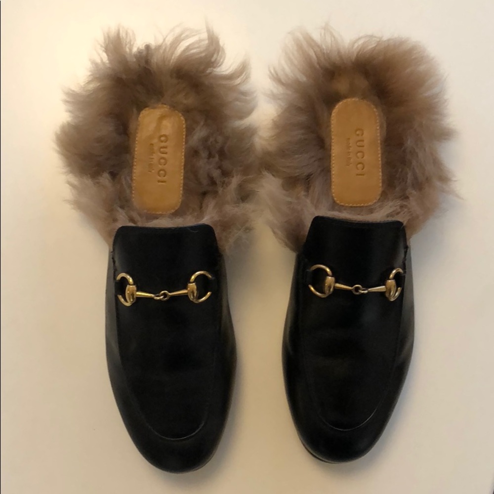 Gucci Princetown Fur-lined Mules!